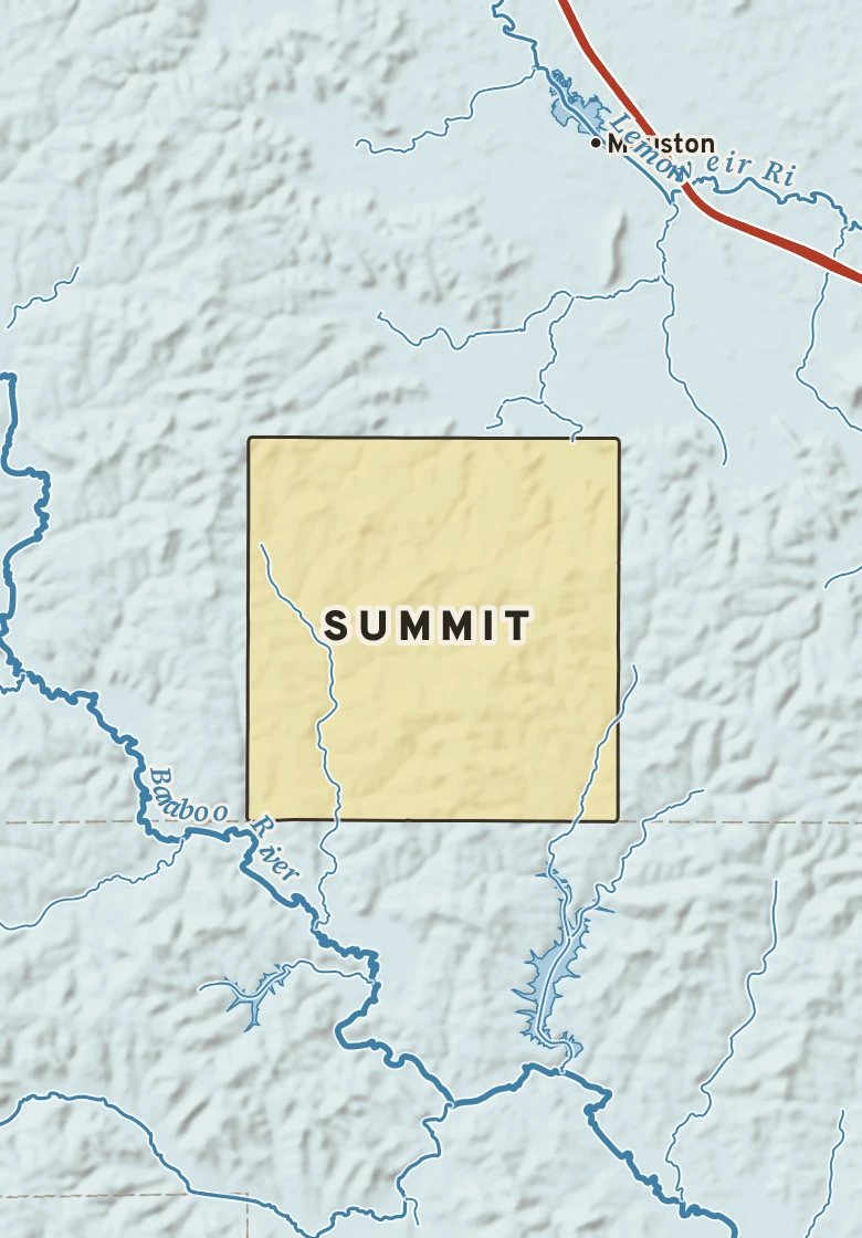 Atlas plate of Summit, Wisconsin.