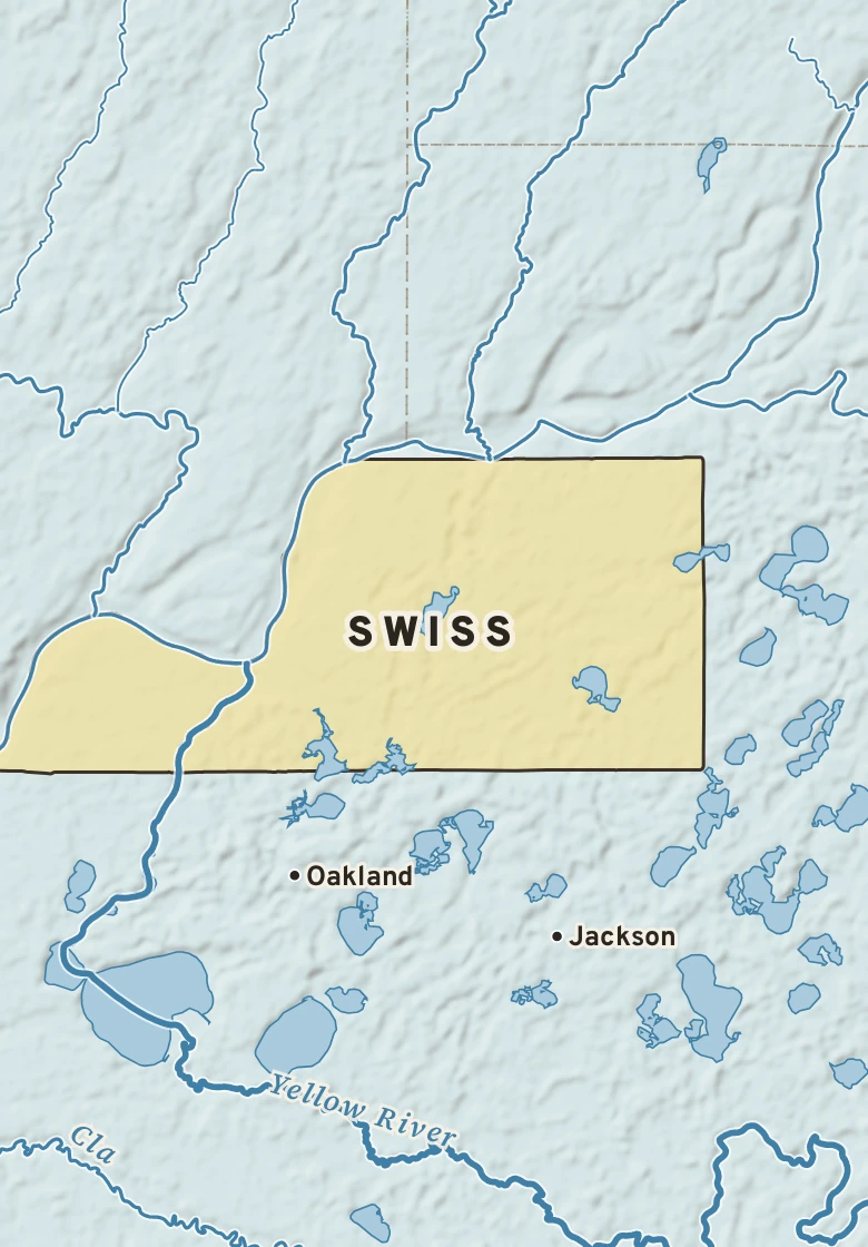 Atlas plate of Swiss, Wisconsin.