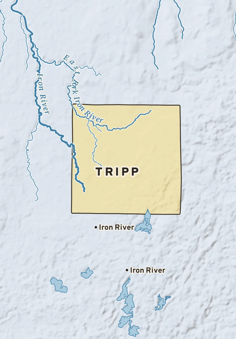 Atlas plate of Tripp, Wisconsin.