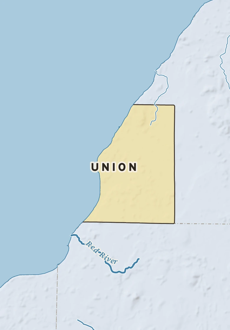 Atlas plate of Union, Wisconsin.
