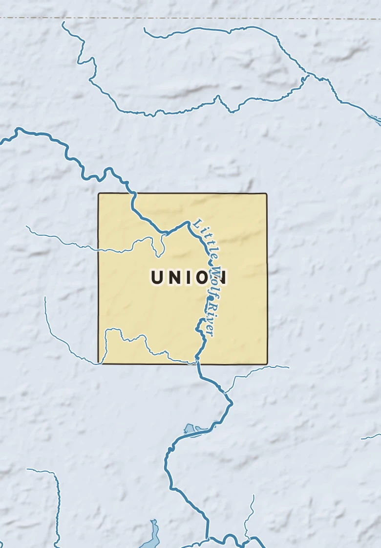 Atlas plate of Union, Wisconsin.