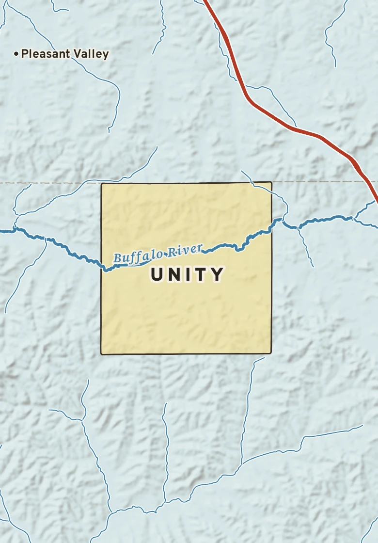 Atlas plate of Unity, Wisconsin.