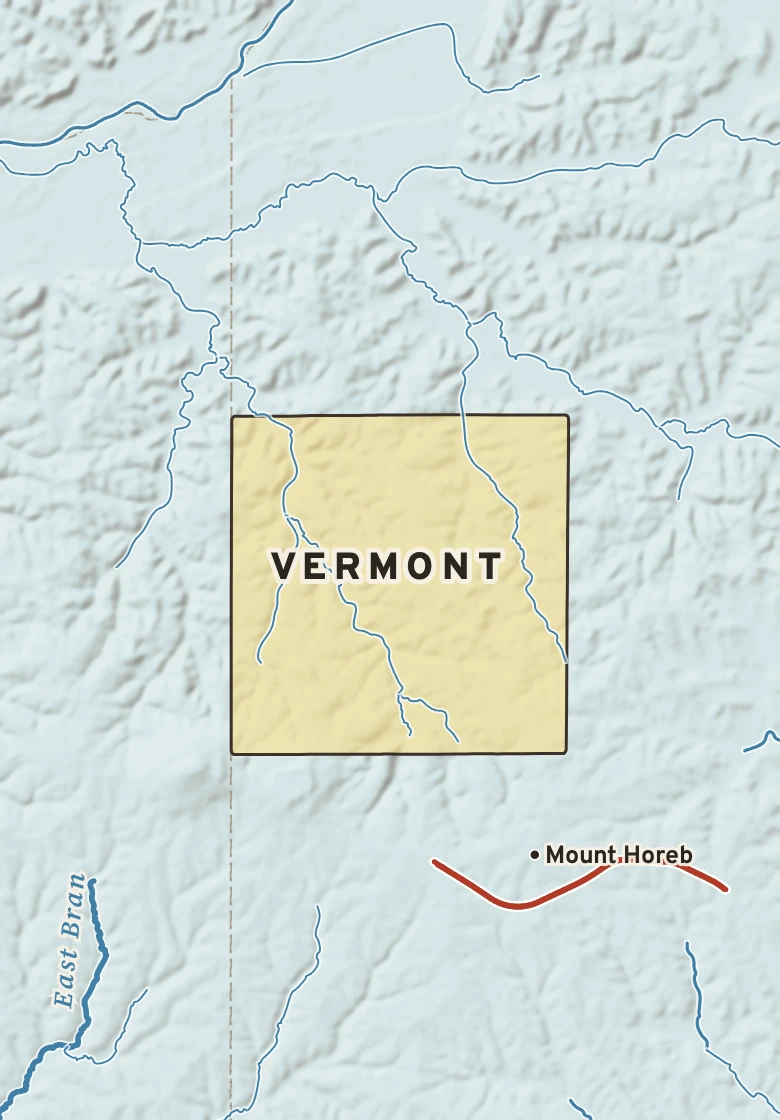 Atlas plate of Vermont, Wisconsin.