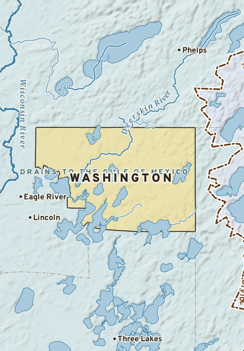 Atlas plate of Washington, Wisconsin.