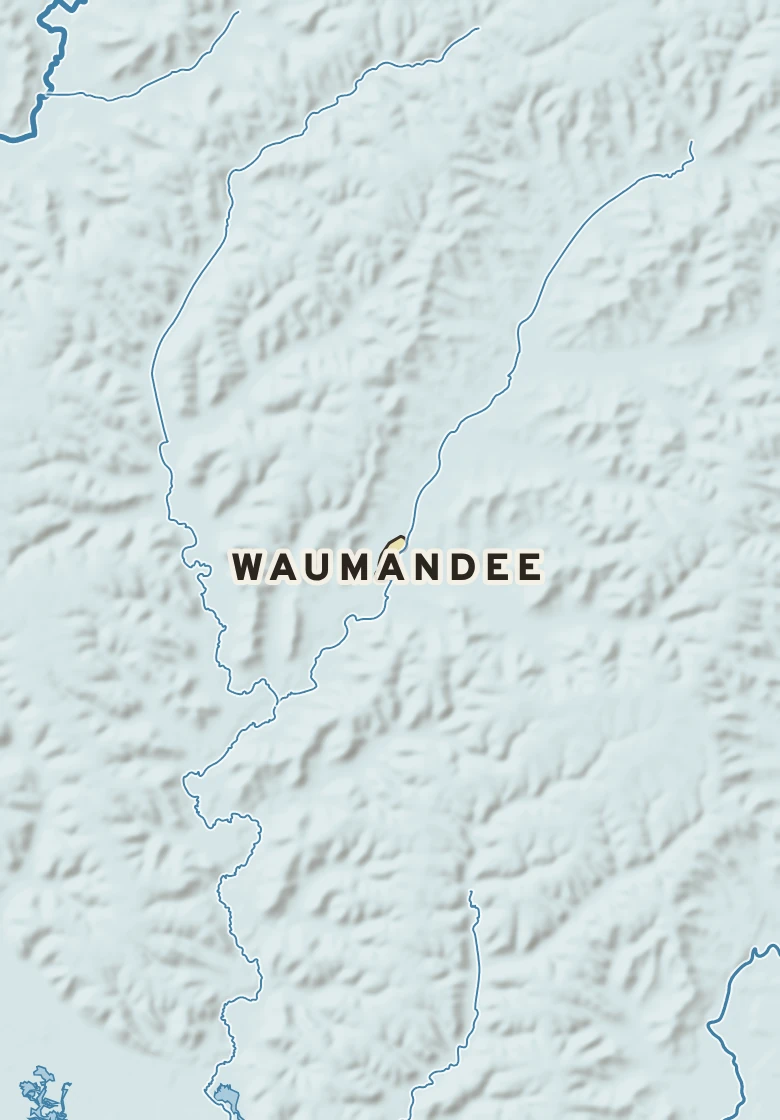 Atlas plate of Waumandee, Wisconsin.