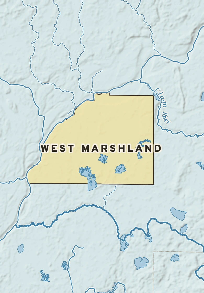 Atlas plate of West Marshland, Wisconsin.