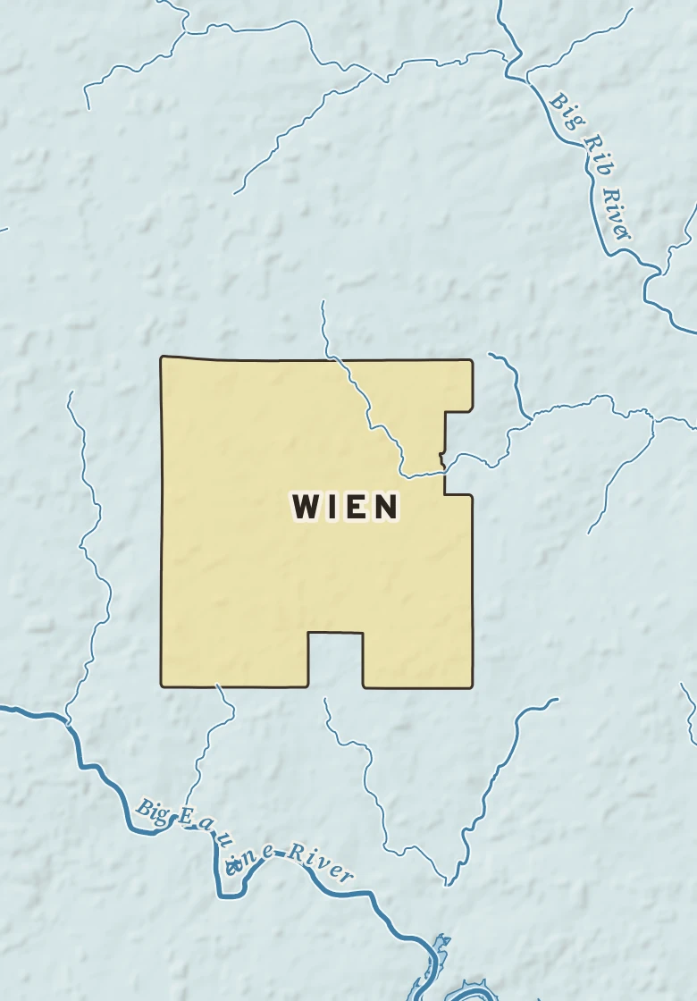 Atlas plate of Wien, Wisconsin.