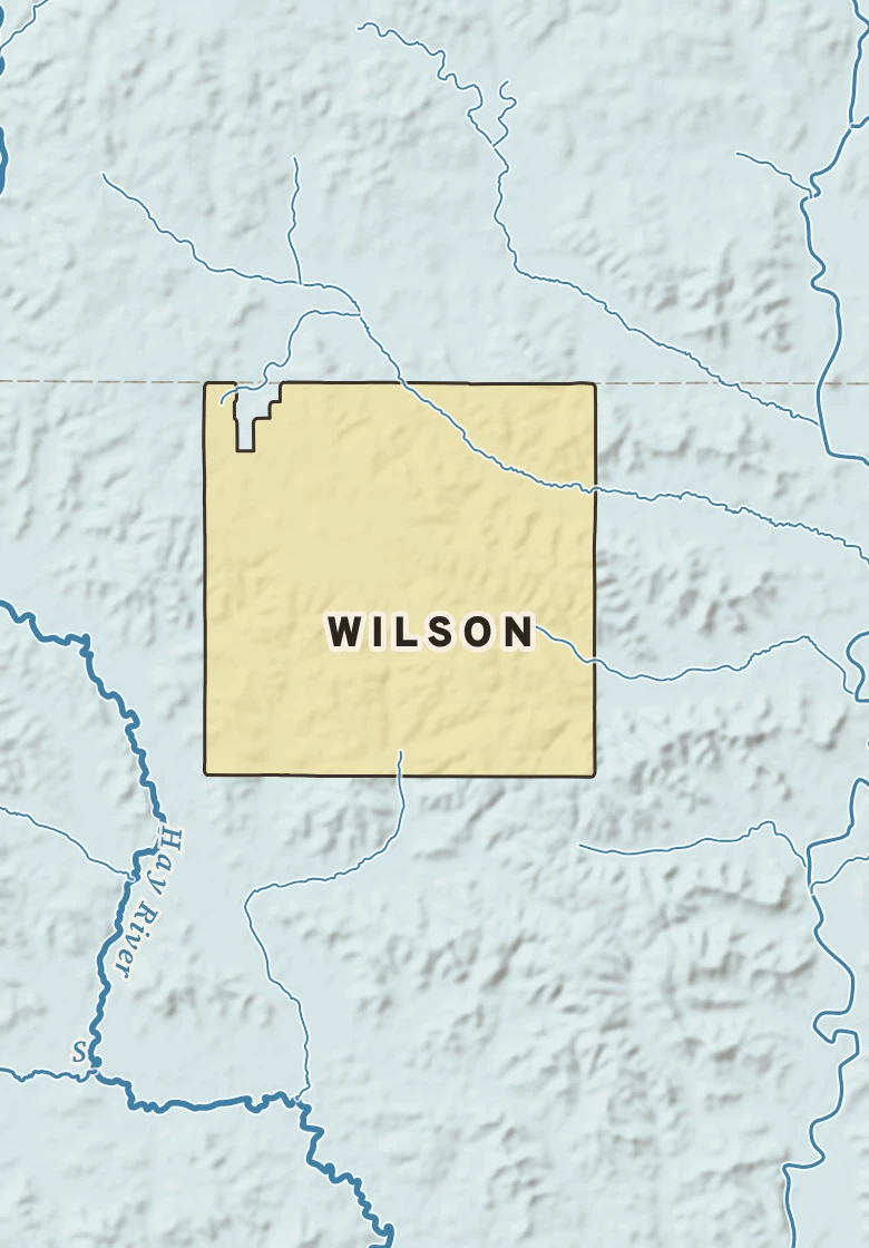 Atlas plate of Wilson, Wisconsin.