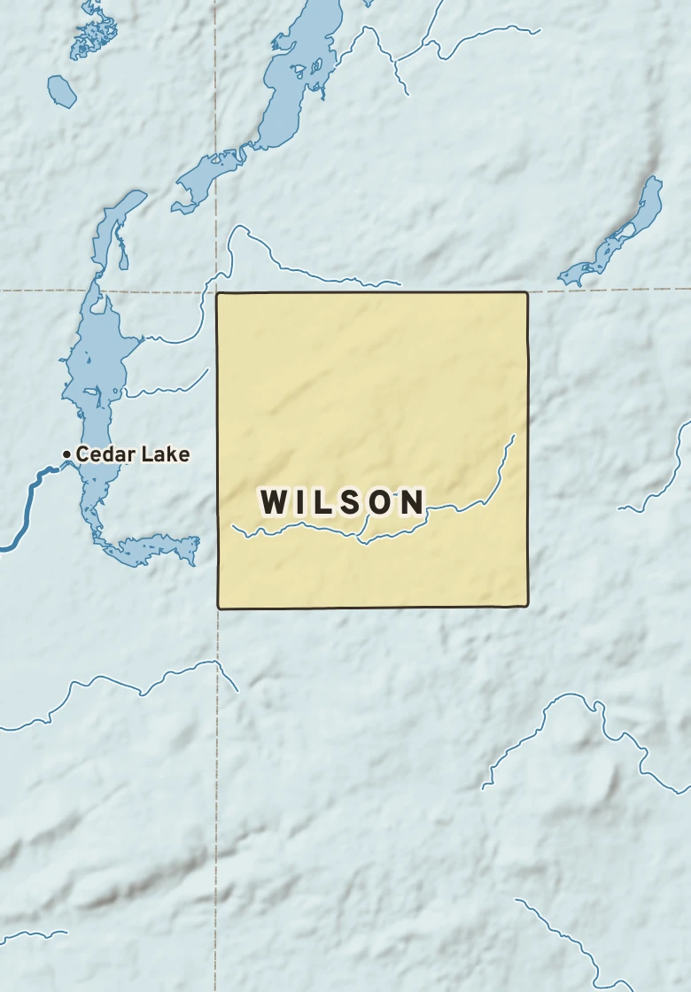 Atlas plate of Wilson, Wisconsin.