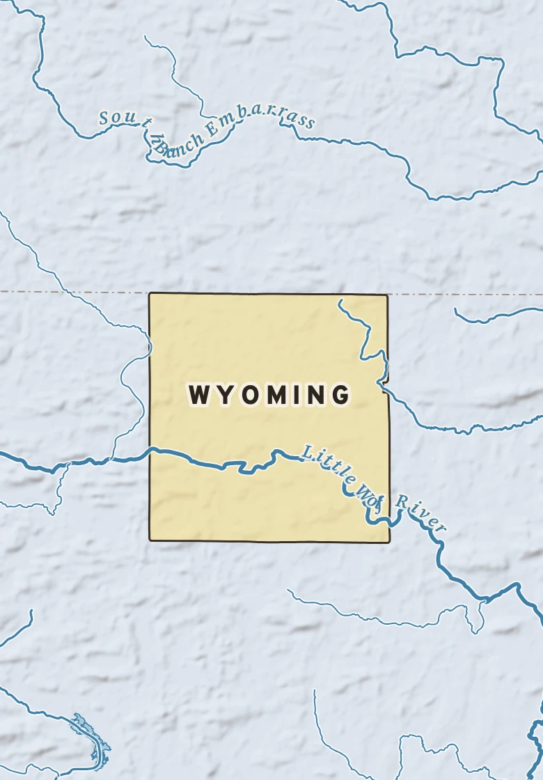 Atlas plate of Wyoming, Wisconsin.