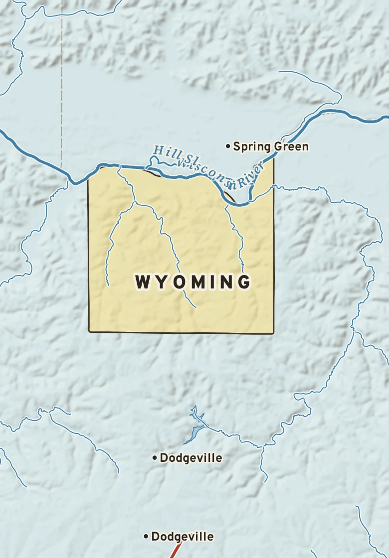 Atlas plate of Wyoming, Wisconsin.